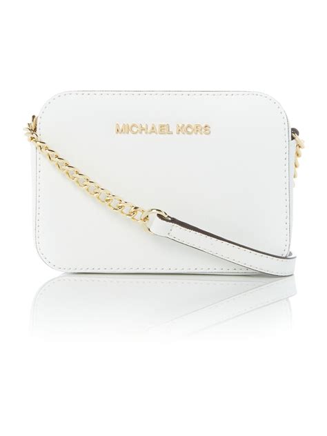 michael kors white small bag|Michael Kors white small crossbody.